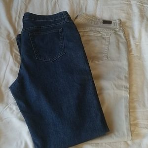 Lot of 2 Lee Riders Jeans sz 16L and 16W